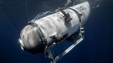 El sumergible Titan desaparecido a 700 kilmetros de Terranova, Canad, en una imagen de archivo