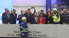 La ministra de Defensa presidi el acto de inicio de la construccin de la tercera F-110